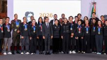 Gobierno de México reconoce esfuerzo de los atletas en los Centroamericanos. Cuartoscuro