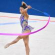 Marina Malpica compite en el Campeonato Mundial de Gimnasia Rítmica. MexSport