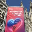 Vista de los preparativos para el Festival de la Canción de Eurovisión este sábado, en Viena. Foto: EFE Vista de los preparativos para el Festival de la Canción de Eurovisión este sábado, en Viena. Foto: EFE