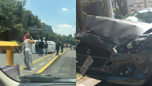 La tarde de este miércoles se registraron dos siniestro viales de gravedad en calles de la alcaldía Miguel Hidalgo. (Foto: Redes sociales / Bomberos CDMX)