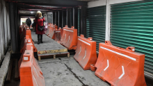 SERVIMET registró a 105 comerciantes de los pasos a desnivel de Calzada de Tlalpan en el Seguro de Desempleo de CDMX. (Foto: Cuartoscuro)