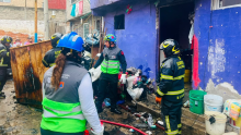 Durante la atención del siniestro, los equipos de emergencia localizaron a un hombre de 46 años que presentaba quemaduras de primer grado. ( Foto: @SGIRPC_CDMX)