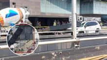     2026 08 14T135653De acuerdo con los primeros reportes, personal que realizaba trabajos de construcción se encontraba en las inmediaciones cuando ocurrió el desplome. Algunos trabajadores lograron apartarse antes de que la estructura alcanzara el automóvil. (Foto: Redes sociales).951