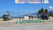 Con este aseguramiento, la Marina suma alrededor de 90 toneladas de cocaína aseguradas en el mar durante la presente administración. (Gabinete de Seguridad)