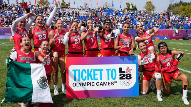 Selección Mexicana Femenil de Flag Football califica a Los Ángeles 2028 (Foto @nflmx)