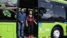 Clara Brugada Molina, jefa de Gobierno de la Ciudad de México, encabezó el lanzamiento de una nueva ruta de la Red de Transporte de Pasajeros (RTP) en la alcaldía Milpa Alta (Foto: Cuartoscuro)