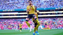 Raphael Veiga anotó el primer gol del partido ante San Luis (Mexsport)