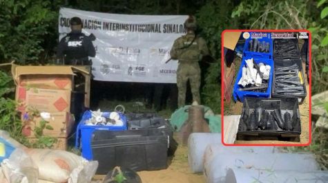 Hallan más de 300 artefactos explosivos y 300 kilos de explosivos en Sinaloa. (Gabinete de seguridad) Hallan más de 300 artefactos explosivos y 300 kilos de explosivos en Sinaloa. (Gabinete de seguridad)