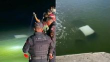 Accidente en La Pesca deja cuatro elementos de la Marina muertos. (Captura redes sociales)