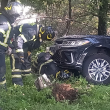 El accidente ocurrió en el cruce de Ahuehuetes Sur y Bosques de Primavera, donde el automóvil involucrado terminó detenido a la orilla de una barranca. (Foto: @JefeVulcanoCova ) El accidente ocurrió en el cruce de Ahuehuetes Sur y Bosques de Primavera, donde el automóvil involucrado terminó detenido a la orilla de una barranca. (Foto: @JefeVulcanoCova )