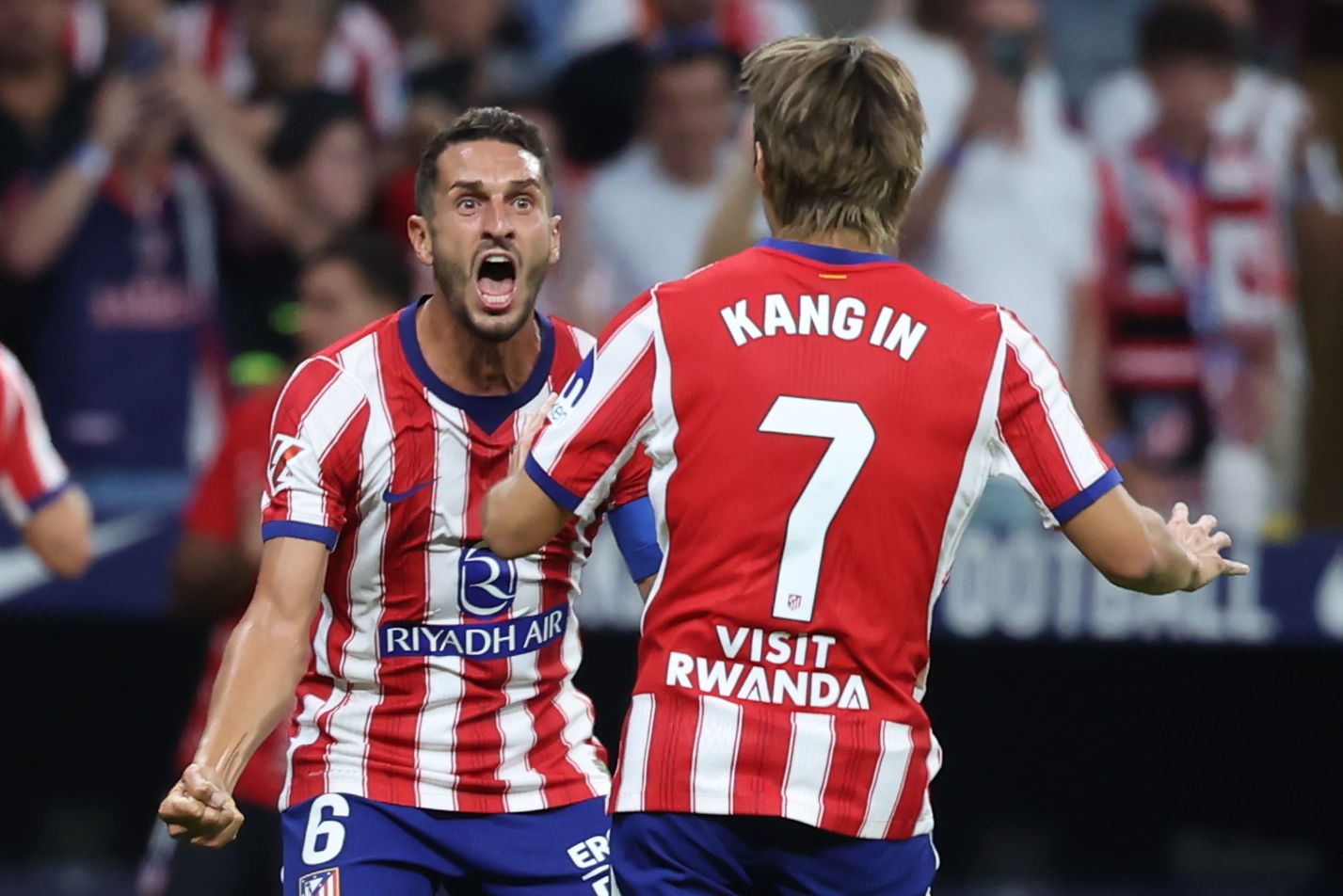 Kang-in debuta con golazo y Baena completa la fiesta del Atlético | EFE