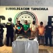 Detienen en Chiapas a nueve personas; dos eran requeridas por Guatemala y otras ligadas a Los Cuatetes. (especial)