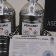 Detienen a conductor con 1.2 litros de mercurio en Pinal de Amoles, Querétaro. (Profepa) Detienen a conductor con 1.2 litros de mercurio en Pinal de Amoles, Querétaro. (Profepa)