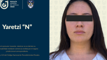 Yaretzi “N” fue localizada y detenida el 17 de agosto en la colonia Tabacalera. (Foto: FGJCDMX)