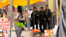 Policías desplegaron un operativo para localizar a los responsables, mientras la zona fue acordonada para las investigaciones. (Foto: @luismiguelbaraa)