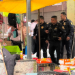 Policías desplegaron un operativo para localizar a los responsables, mientras la zona fue acordonada para las investigaciones. (Foto: @luismiguelbaraa)