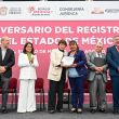 Avances en registro Civil reconoció Delfina Gómez Álvarez