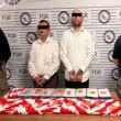 Detienen a dos hombres con cerca de 20 kilos de droga ocultos en un autobús en Hermosillo. (Gabinete de Seguridad)