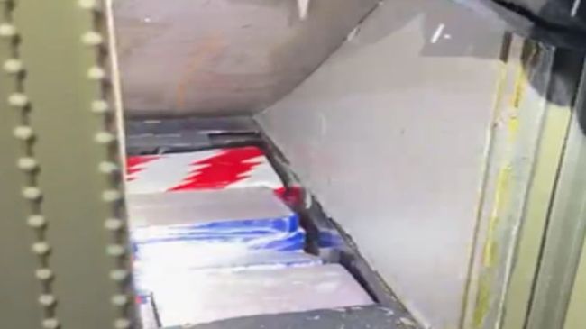 Localizan fentanilo y heroína ocultos en la alacena de un autobús de pasajeros en Hermosillo. (Gabinete de Seguridad)