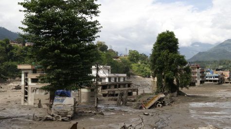 Nepal ha sufrido este miércoles una riada inmensa que ha golpeado con fuerza el norte del país