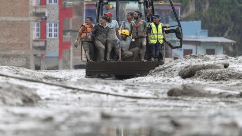 Nepal ha sufrido este miércoles una riada inmensa que ha golpeado con fuerza el norte del país