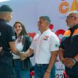 David Sánchez Isidoro, reconoció la labor de los elementos de la Coordinación de Protección Civil y Bomberos con un convivio