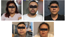 Cinco personas fueron detenidas tras tres cateos contra una célula que presuntamente cobraba cuotas a repartidores y distribuía drogas. (Foto:  SSC)
