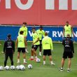 Julián Álvarez se ausenta del entrenamiento. EFE
