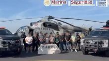 Detienen a 10 integrantes de célula delictiva vinculada con extorsión e invasión de predios en Oaxaca. (Gabinete de Seguridad)