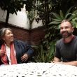 La actriz Ángeles Cruz (i), y el cineasta mexicano Horacio Alcalá, hablan durante una entrevista con EFE este sábado en Ciudad de México (México). EFE/José Méndez La actriz Ángeles Cruz (i), y el cineasta mexicano Horacio Alcalá, hablan durante una entrevista con EFE este sábado en Ciudad de México (México). EFE/José Méndez