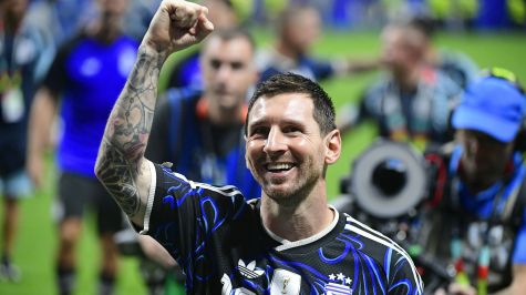 Messi celebra en la Copa del Mundo 2026. MexSPort
