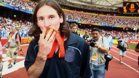 Messi gana Oro Olímpico en Beijing 2008. MexSport