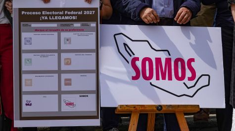 INE rechaza logotipo de "Somos" por incluir el mapa de México (Foto Cuartoscuro) INE rechaza logotipo de "Somos" por incluir el mapa de México (Foto Cuartoscuro)