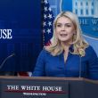 Karoline Leavitt, portavoz de la Casa Blanca (Foto EFE)