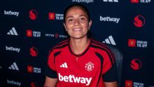 Rebeca Bernal es jugadora del Manchester United Women. X: @ManUtdWomen