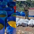 Operativo en Sinaloa deja 16.8 toneladas de metanfetamina aseguradas y una afectación de 347 mdd. (especial)