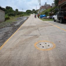 Vialidades con concreto hidráulico entregó IMM Vialidades con concreto hidráulico entregó IMM