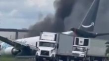 El incidente ocurrió este domingo aproximadamente a las 14:00 horas local mientras la aeronave intentaba realizar maniobras de aterrizaje (Foto: Especial)
