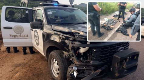 Agresión contra agentes federales en Jesús María, Culiacán, deja cuatro detenidos. (X Harfuch) Agresión contra agentes federales en Jesús María, Culiacán, deja cuatro detenidos. (X Harfuch)