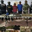 Autoridades aseguraron armas largas, cartuchos, presunta marihuana y equipo táctico. (FGE Guerrero)