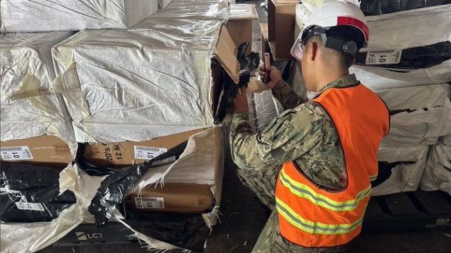 Detectan más de 8 millones de cigarros apócrifos en cargamento procedente de Hong Kong. (Gabinete de seguridad)