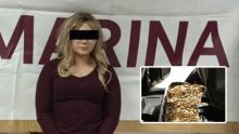 Yanet “N”, de nacionalidad estadounidense, fue identificada como operadora logística para el trasiego de armamento de una facción del Cártel de Sinaloa. (Gabinete de Seguridad)