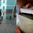 Tláhuac es, hasta ahora, la alcaldía que concentra los reportes más importantes de afectaciones por la lluvia, mientras continúan los trabajos de bombeo y atención a la población. (Foto: @Bomberos_CDMX)