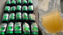 Fue ocultada como jugo de limón para intentar burlar los controles aduaneros. (Gabinete de Seguridad)
