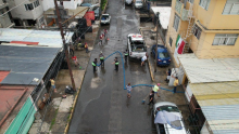 De acuerdo con el Gobierno de la Ciudad de México, la estación PB La Lupita registró 69.75 milímetros de lluvia, mientras que otras zonas de Tláhuac alcanzaron acumulados de entre 35 y 63 milímetros. (Foto: @SGIRPC_CDMX)