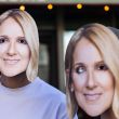 Fans de Celine Dion con mascarillas de la cantante hacen fila antes del concierto de la cantante canadiense en Nanterre, Francia, el 12 de septiembre de 2026. EFE/Mohammed Badra