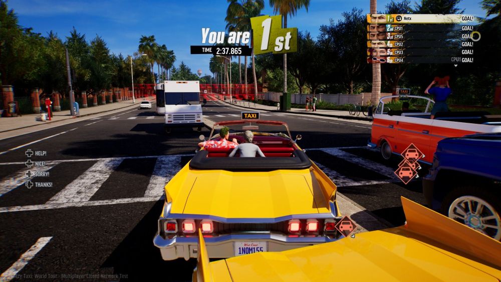 Crazy Taxi: World Tour captura de pantalla