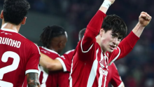 Armando González anota en Olympiacos vs Jagiellonia de Europa League