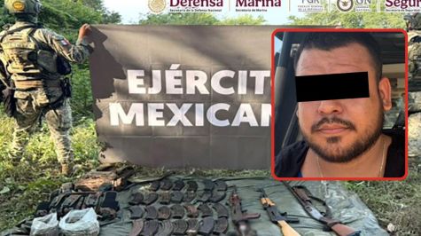 Detienen a ocho personas y aseguran armas, explosivos y más de 9 mil cartuchos en Sinaloa y Nayarit. (Gabinete de Seguridad)