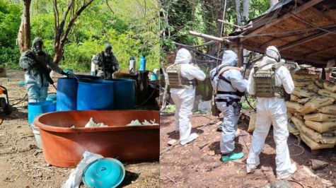 Durante la presente administración, se han inhabilitado más de 2 mil 700 laboratorios clandestinos y áreas de concentración para la elaboración de metanfetamina en el país. (Gabinete de Seguridad)